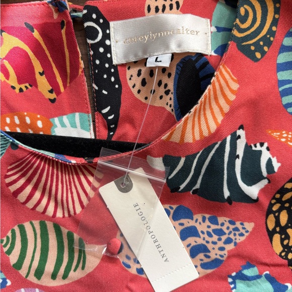 Anthropologie Corey Lynn Calter Seashell Mini Dress - Picture 7 of 9